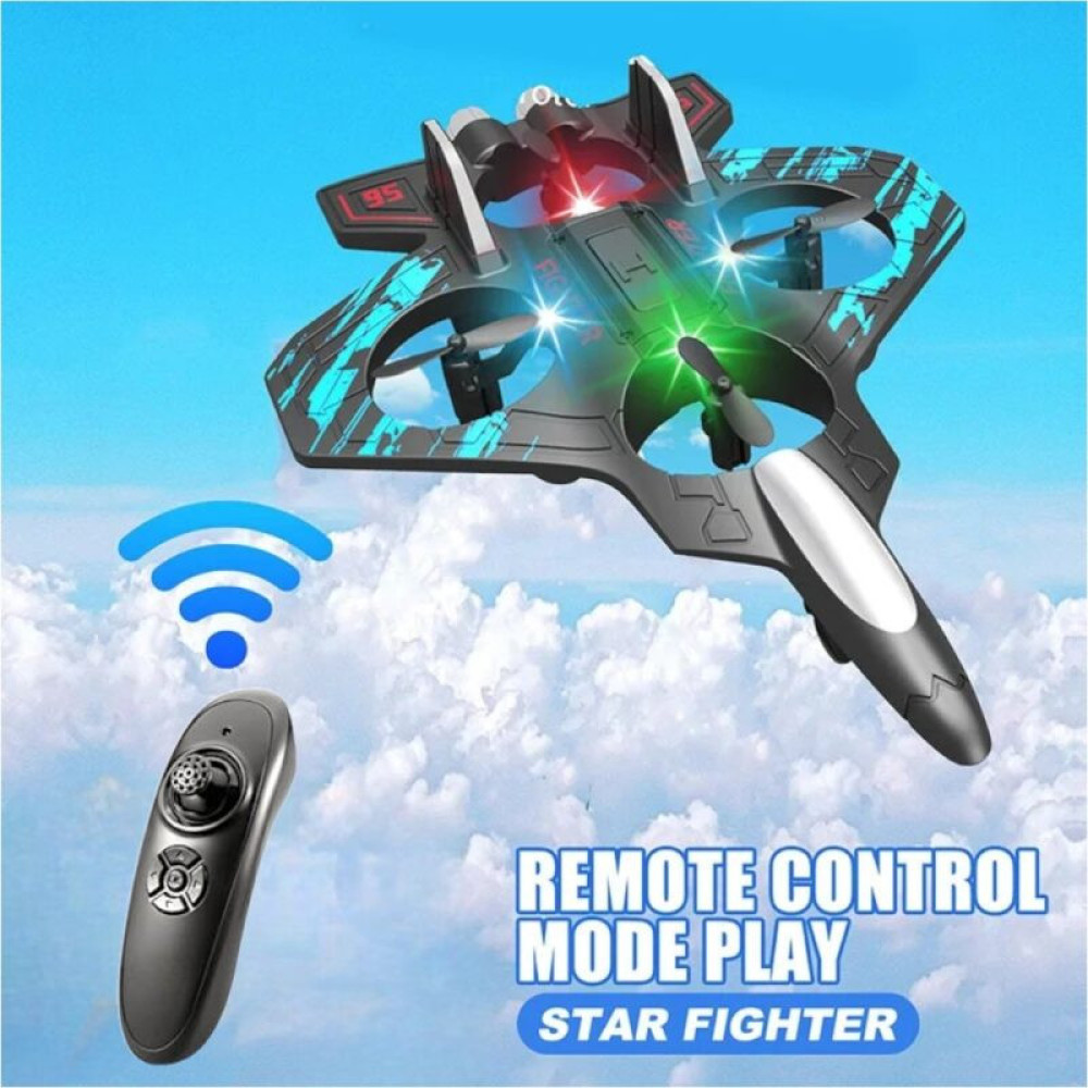Remote Control Starfighter Drone Plane – Blue