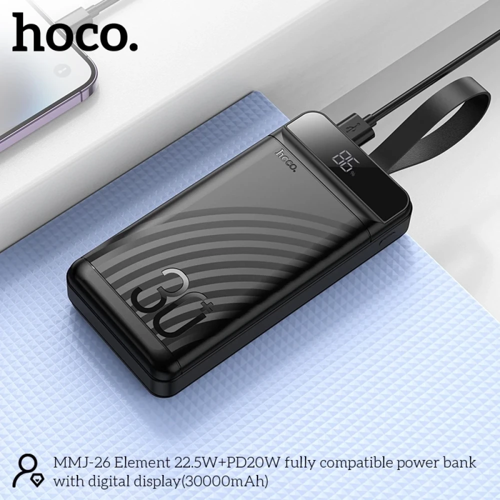 Hoco MMJ-26 22.5W Fast Charging 30000mAh Power Bank
